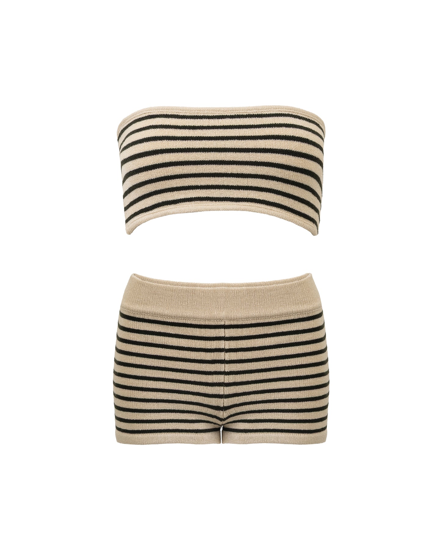 Gili Knit Set - Beige / Army